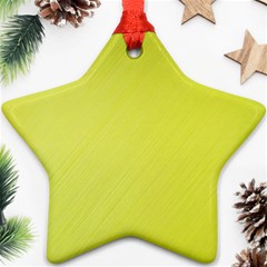 Background-texture-yellow Star Ornament (two Sides)