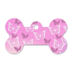 Background Pattern Texture Design Dog Tag Bone (one Side)