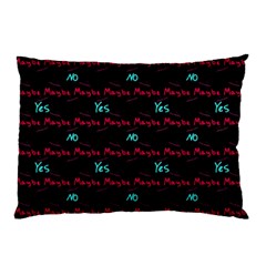 Doodle Lettering Background Pillow Case