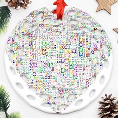 Calendar Round Filigree Ornament (two Sides)