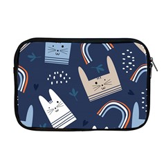 Colorful-cute-cats-seamless-pattern Apple Macbook Pro 17  Zipper Case