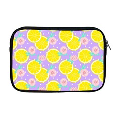 Purple Lemons  Apple Macbook Pro 17  Zipper Case