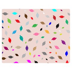 Bottle Pattern Water Flat Double Sided Flano Blanket (medium) 