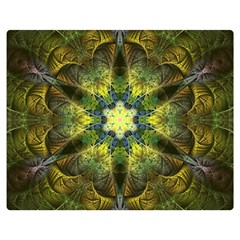 Fractal Fantasy Design Background Double Sided Flano Blanket (medium) 