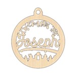 Wood Ornament 003 Wood Ornament Front