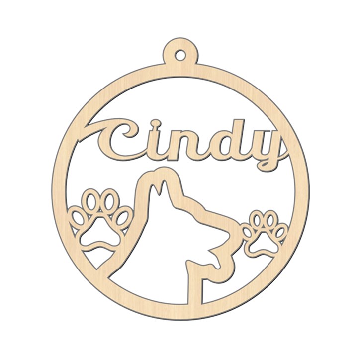 Wood Ornament 018 Wood Ornament