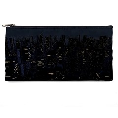 City Night Urban Downtown Science Tower Halo Pencil Case