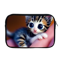 Cute Kitten Kitten Animal Wildlife 3d Apple Macbook Pro 17  Zipper Case