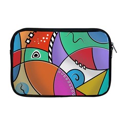 Modern Art Apple Macbook Pro 17  Zipper Case