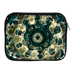 Fractal Glowing Kaleidoscope Wallpaper Art Design Apple Ipad 2/3/4 Zipper Cases