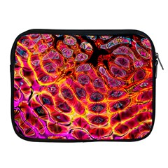 Fractal Black Texture Wallpaper Art Design Apple Ipad 2/3/4 Zipper Cases