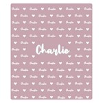 Personalized Name Kids Baby Gift Two Sides Premium Plush Fleece Blanket (Kids Size) 50, x40,  Blanket Front