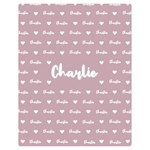 Personalized Name Kids Baby Gift Two Sides Premium Plush Fleece Blanket (Teen Size) 60, x50,  Blanket Front