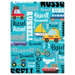 Personalized Baby Car Blanket Two Sides Premium Plush Fleece Blanket (Baby Size) 40, x30,  Blanket Front