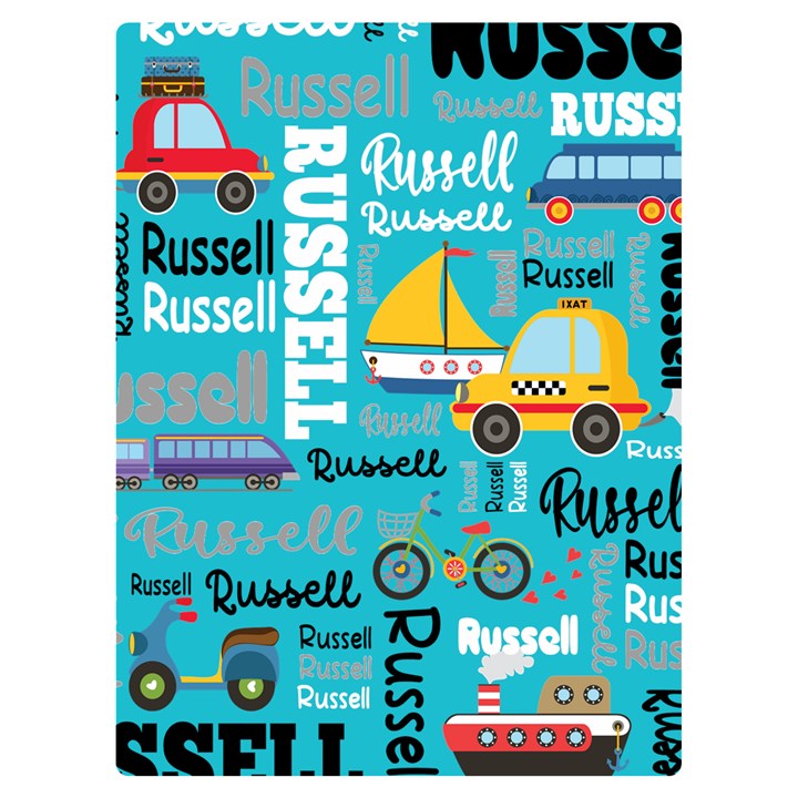 Personalized Baby Car Blanket Two Sides Premium Plush Fleece Blanket (Baby Size)