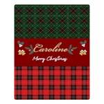 Personalized Christmas Blanket Two Sides Premium Plush Fleece Blanket (Large) 80, x60,  Blanket Front
