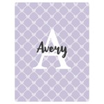 Personalized Name Monogram Heart Love Cross Two Sides Premium Plush Fleece Blanket (Baby Size) 40, x30,  Blanket Front