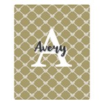 Personalized Name Monogram Heart Love Cross Two Sides Premium Plush Fleece Blanket (Large) 80, x60,  Blanket Front