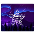 1 Two Sides Premium Plush Fleece Blanket (Kids Size) 50, x40,  Blanket Front