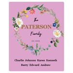 Personalized Family Blanket Two Sides Premium Plush Fleece Blanket (Teen Size) 60, x50,  Blanket Front