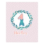 Personalized Name Mermaid Tail Birthday Two Sides Premium Plush Fleece Blanket (Large) 80, x60,  Blanket Front