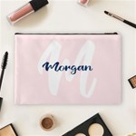 Personalized Childish Pattern Cute Rainbow Stars Clouds Cosmetic Bag (Large) Back