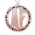 Personalized Double Initial 925 Sterling Silver Name Pendant Necklace Front
