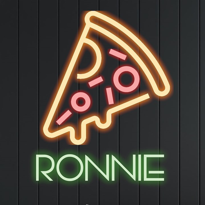 Personalized Pizza Name Neon Signs and Lights