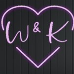Personalized Love Heart Couple Initial Neon Signs and Lights Front