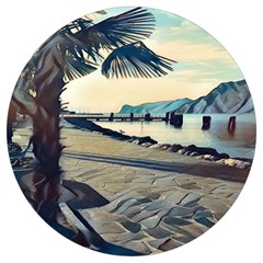 A Walk On Gardasee, Italy  Round Trivet