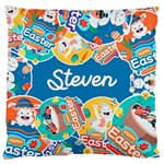 Personalized Easter Rabbit Name Large Cushion Case (One Side) Front