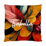 Personalized Spring Floral Name Standard Cushion Case (One Side) Front