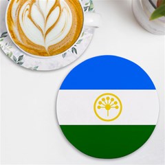 Bashkortostan Flag Uv Print Round Tile Coaster