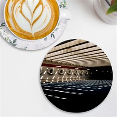 Dark Tunnels Within A Tunnel Uv Print Round Tile Coaster