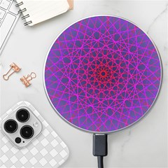 Geometric Pattern-line Art Wireless Fast Charger(white)