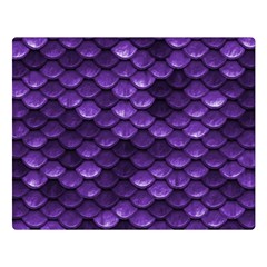 Purple Scales! Premium Plush Fleece Blanket (large)