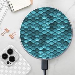 Teal Scales! Wireless Fast Charger(white)