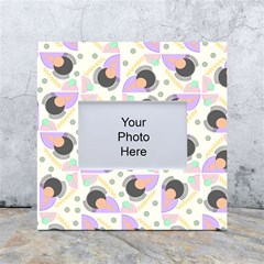 Pattern Pastel Drawing Art White Box Photo Frame 4  X 6 
