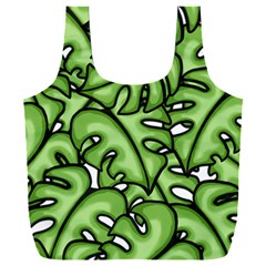 Leaves Nature Monstera Seamless Pattern Repeating Full Print Recycle Bag (xxxl)