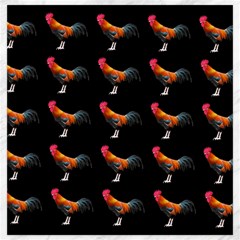 Background Pattern Chicken Fowl Cockerel Livestock Canvas 20  X 20 
