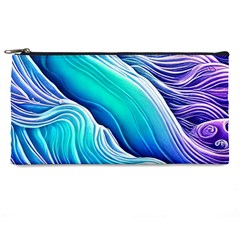 Ocean Waves In Pastel Tones Pencil Case