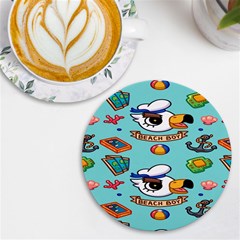 Guillever Wp Uv Print Round Tile Coaster
