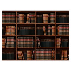 Books Bookshelf Bookcase Library Premium Plush Fleece Blanket (extra Small)