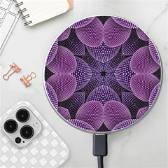 Geometric Shapes Geometric Pattern Flower Pattern Art Wireless Fast Charger(white)