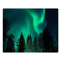 Aurora Northern Lights Phenomenon Atmosphere Sky Premium Plush Fleece Blanket (large)