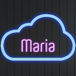 Personalized Cloud Name Neon Signs and Lights Front