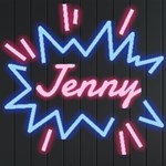 Personalized Pop Art Name Neon Signs and Lights Front