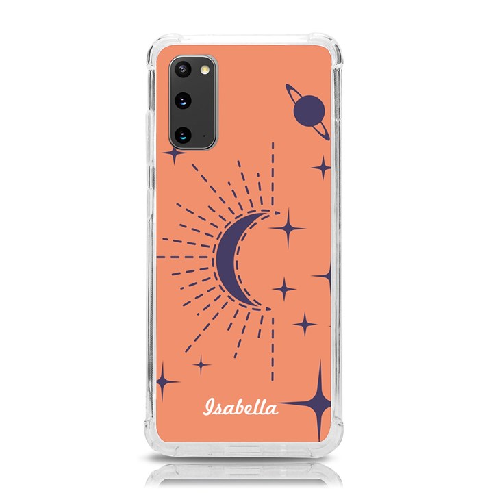 Personalized Name Doodle Signs Samsung Galaxy S20 6.2 Inch TPU UV Case