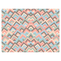 Trendy Chic Modern Chevron Pattern Two Sides Premium Plush Fleece Blanket (extra Small)