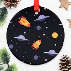 Cosmos Round Ornament (two Sides)
